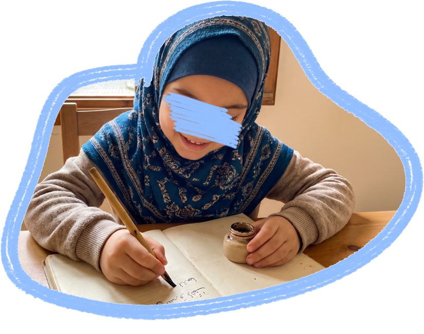 Student during assessment session